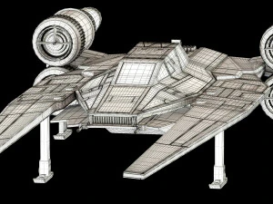star wars u-wing ut-60d Modello 3D