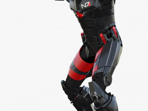 futuristic soldier rigged 3D Модель