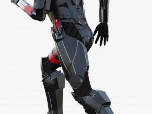 futuristic soldier rigged 3D Модель
