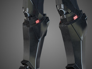 futuristic soldier rigged 3D Модель