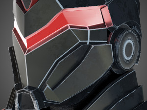 futuristic soldier rigged 3D Модель