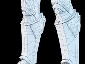 futuristic soldier rigged 3D Модель