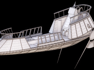 star wars desert skiff 3D मॉडल