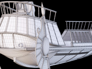 star wars desert skiff 3D मॉडल