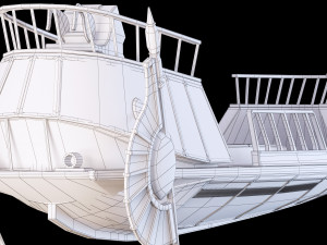 star wars desert skiff 3D मॉडल