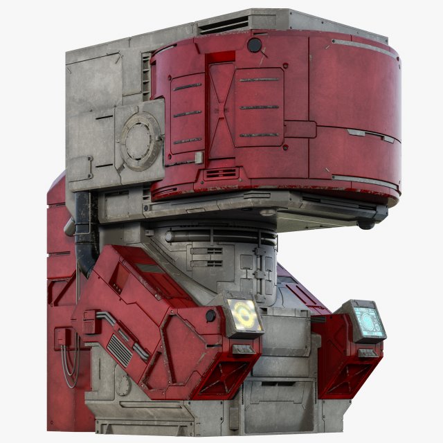 sci-fi element 3D Model .c4d .max .obj .3ds .fbx .stl .blend 