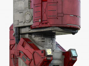 elemen fiksi ilmiah Model 3D