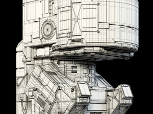 sci-fi element 3D Model