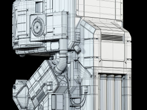 sci-fi element 3D Model