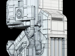 sci-fi element 3D Model