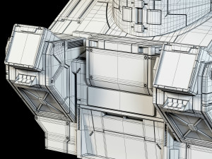 sci-fi element 3D Model