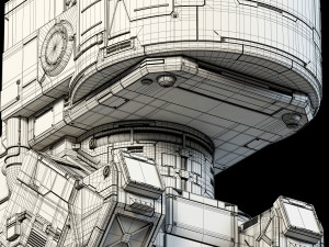 sci-fi element 3D Model