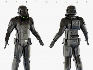 star wars imperial death trooper 3Dモデル