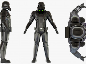 star wars imperial death trooper Model 3D
