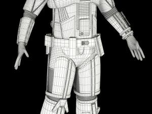 star wars imperial death trooper 3D Model