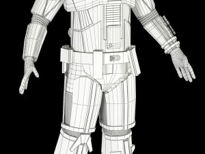 star wars imperial death trooper Model 3D