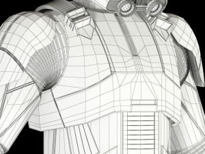star wars imperial death trooper Model 3D