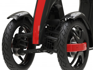 electric scooter doohan itango 3Dモデル