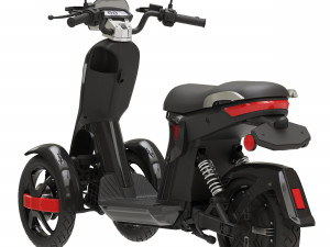 electric scooter doohan itango 3Dモデル