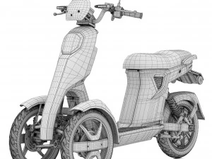 electric scooter doohan itango 3D Model