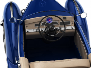 toy car mercedes-benz 300s 3D Model