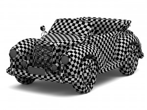 toy car mercedes-benz 300s 3D Model