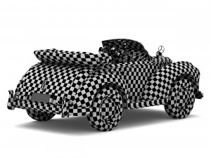 toy car mercedes-benz 300s 3D Model