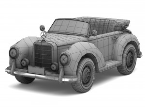 toy car mercedes-benz 300s 3D Model