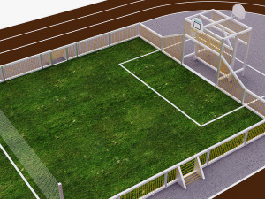 multisports stadium 3D Model
