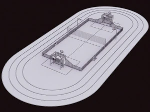 멀티스포츠 경기장 3D 모델