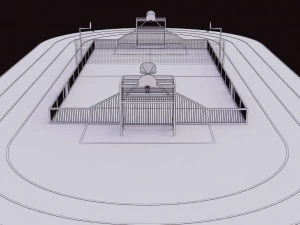 멀티스포츠 경기장 3D 모델