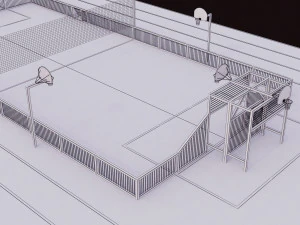 멀티스포츠 경기장 3D 모델