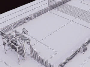 멀티스포츠 경기장 3D 모델