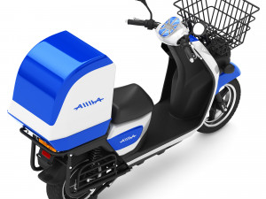 electric scooter aima bird 3D Model
