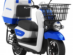 electric scooter aima bird 3D Model
