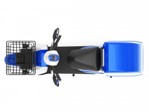 electric scooter aima bird 3D Model