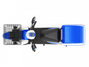 electric scooter aima bird 3D Model
