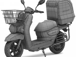 electric scooter aima bird 3D Model