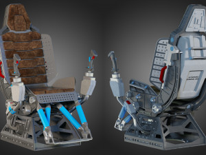 futuristic chair 3Dモデル