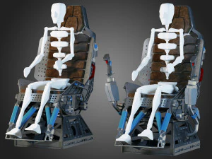 futuristic chair 3D Model