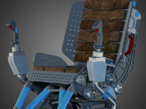 futuristic chair 3D Model