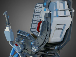 futuristic chair 3D Model