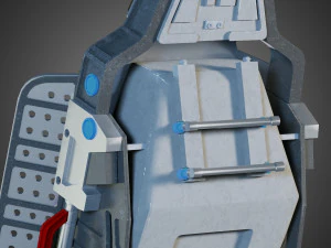 futuristic chair 3D Model