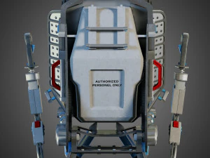futuristic chair 3D Model