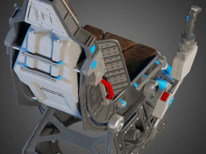 futuristic chair 3D Model