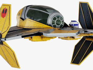 star wars eta-2 jedi interceptor 3Dモデル