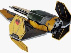 star wars eta-2 jedi interceptor 3Dモデル