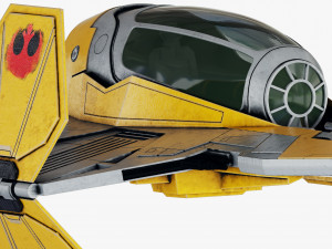 star wars eta-2 jedi interceptor 3Dモデル