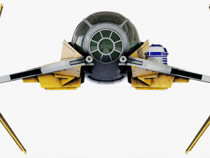 star wars eta-2 jedi interceptor 3Dモデル