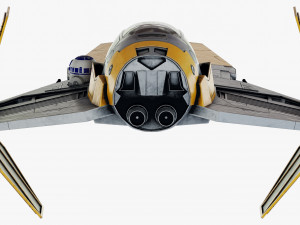 star wars eta-2 jedi interceptor 3Dモデル